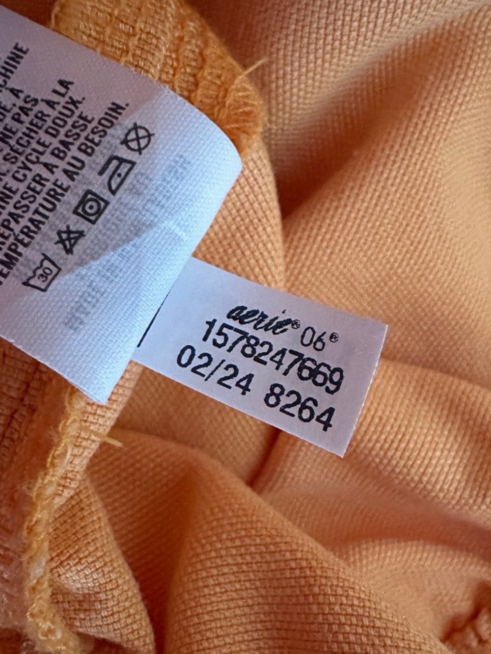 NWT Aerie Babewatch High Waisted Pull On Shorts Orange XS - Picture 7 of 12